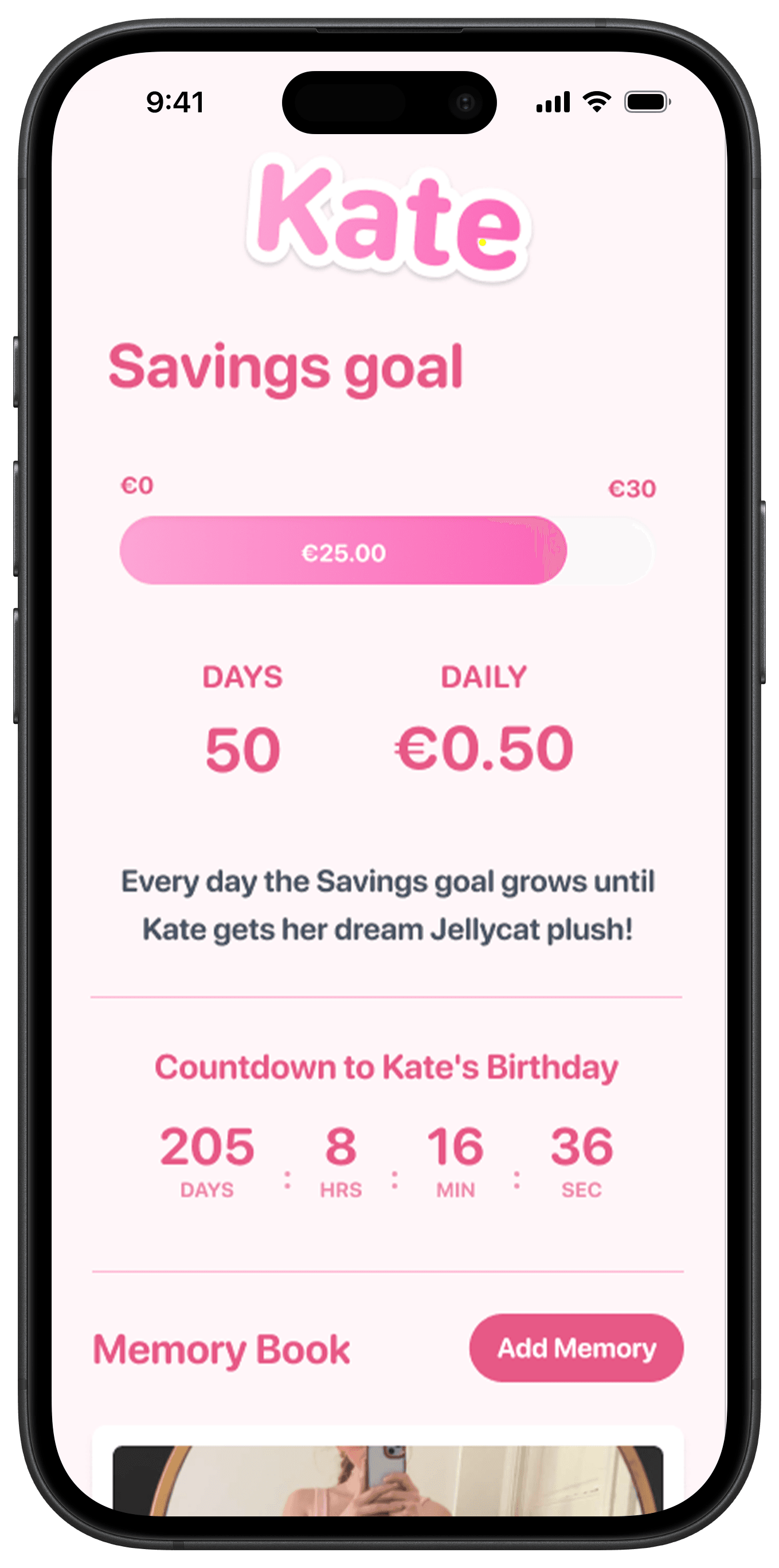 Kate - App Design project for Kate